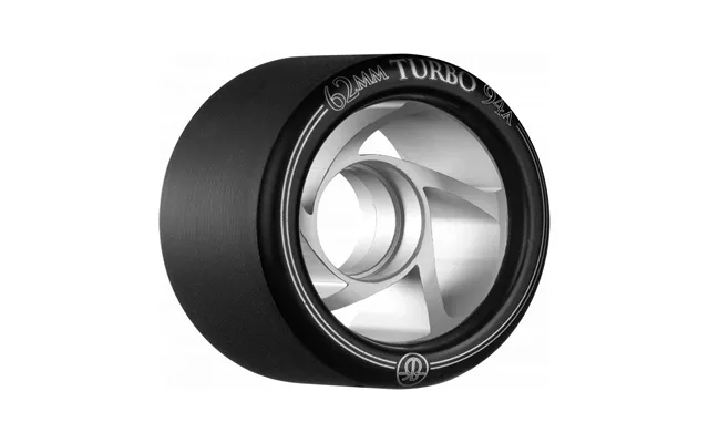 Rollerbones Turbo Wheel Clear Aluminium Hub 62 Mm 94a Sort 8pk