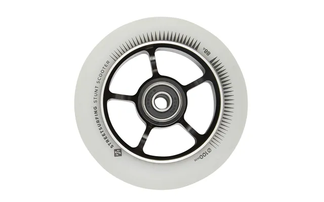 Streetsurfing 100mm Aluminiums Hjul - Hvid 2stk