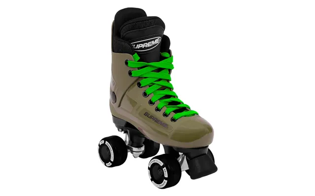 Supreme Turbo 33 Nylon Side-by-side Rulleskøjte Oliven Grøn Neon Grøn