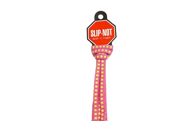 Sure-grip Slip Not Snørebånd - Pink Stjerner
