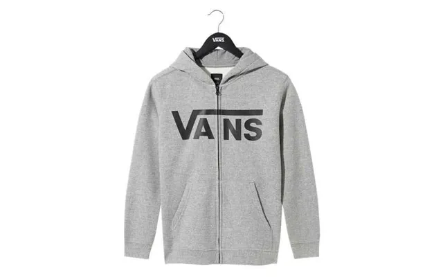 Vans Classic Zip Hættetrøje Børn Grå Melange Sort