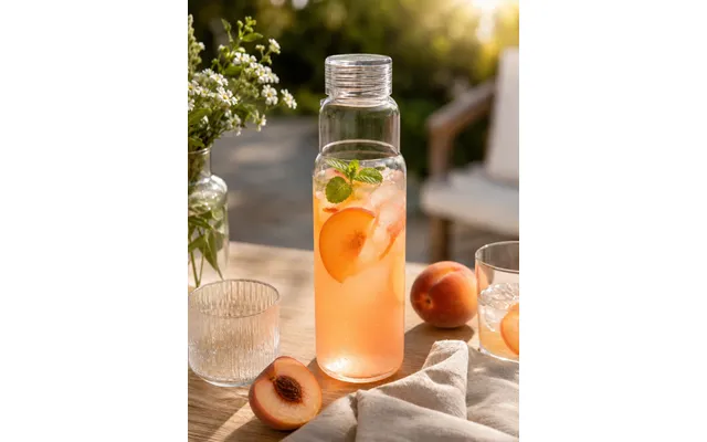 Vandkaraffel Med Låg 1000 Ml