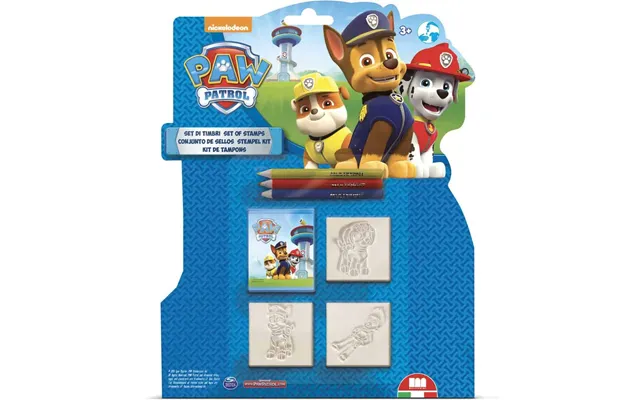 3 Stempler Paw Patrol Dreng