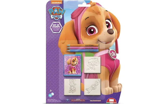 3 Stempler Paw Patrol Pige