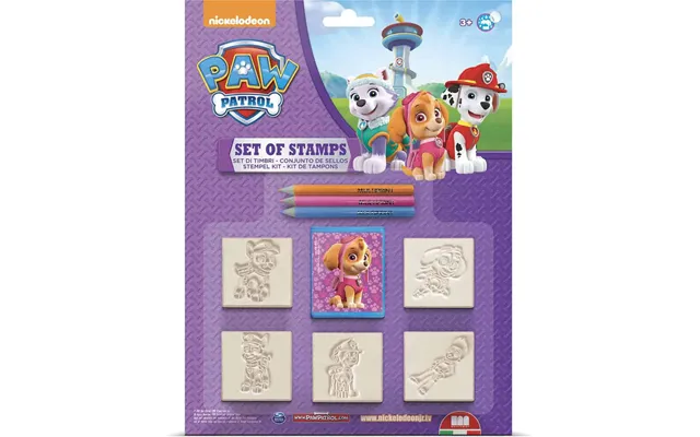5 Stempler Paw Patrol Pige