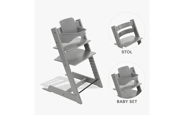 Stokke Tripp Trapp Bundle - Højstol Og Babyset