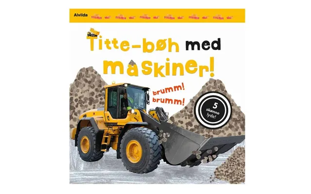 Titte-bøh Med Maskiner Papbog Med 5 Skønne Lyde