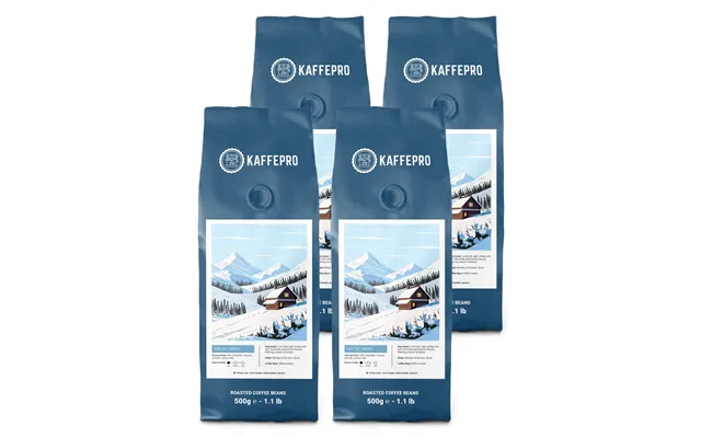Kaffepro Arctic Shine - Kaffepakke 4 X 500g Kaffebønner