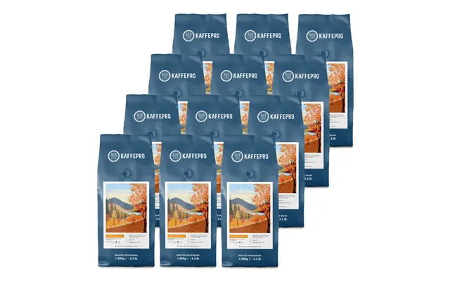 Kaffepro Golden Harvest - Kaffepakke 12 X 1kg Kaffebønner