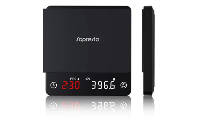 Sopresta Premium Micro Kaffe Espresso Vægt Scs-004 - Sort