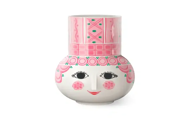 Bjørn Wiinblad Olga Vase H15 Cm Pink