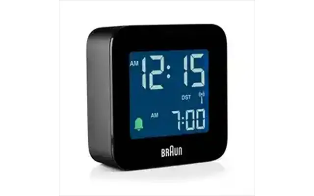 Braun Radiostyret Vækkeur - Sort
