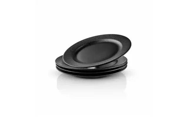 Eva Trio Legio Nova Frokosttallerken Ø22cm. - 4 Stk. Sort