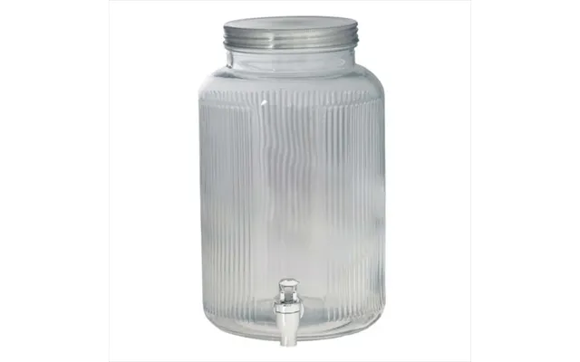Glasdispenser Med Taphane Og Skruelåg - 6 Liter