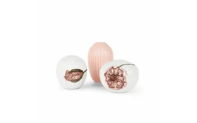 Kähler Hammershøi Poppy Miniaturevaser - 3 Stk.