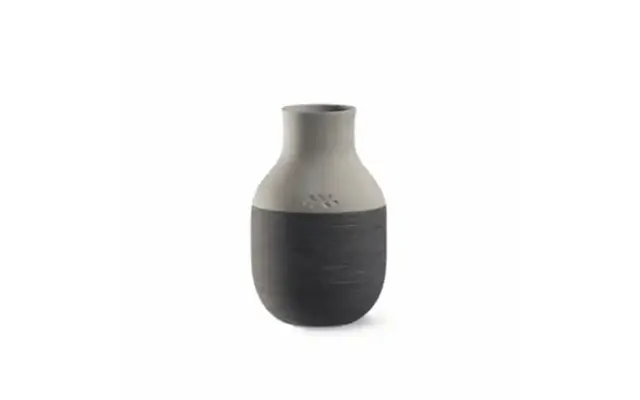 Kähler Omaggio Circulare Vase Antracitgrå - 12,5cm.
