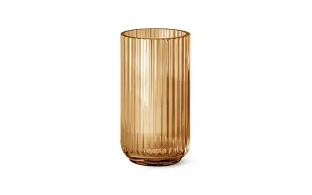 Lyngby Vase 20 Cm - Amber Glas
