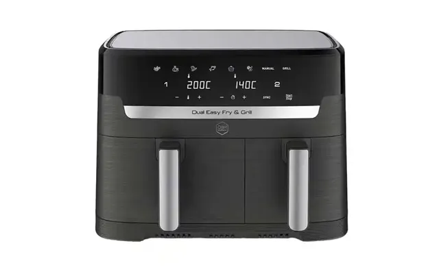 Obh Ag905bs0 Dual Easy Fry Og Grill Airfryer