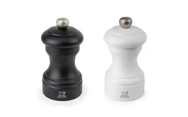 Peugeot Bistro Salt- Og Peberkværn Sort Hvid 10 Cm.