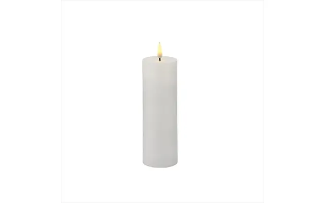 Sirius Sille Bloklys Ø5*15cm - Hvid