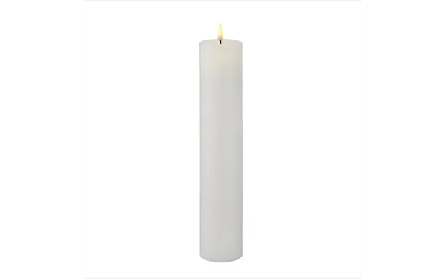 Sirius Sille Bloklys Ø5*25cm - Hvid