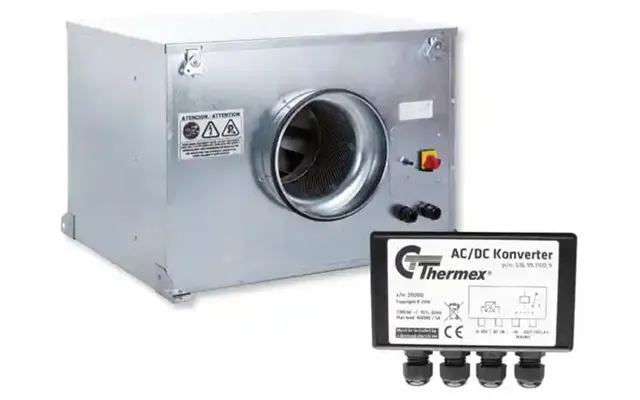 Thermex Cab-200 Ec Loftmotor - Inkl. Ac Dc Konverter