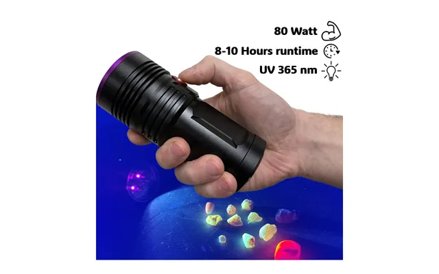 Globuz Eclipse Pro 80w 365 Nm Uv-lygte Med Blacklight-filter