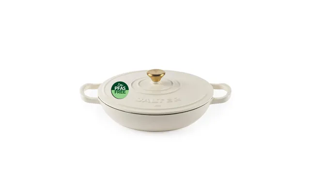 Lav Støbejernsgryde 2.8l Cream Pfas-fri & Emaljeret. Salter Chester