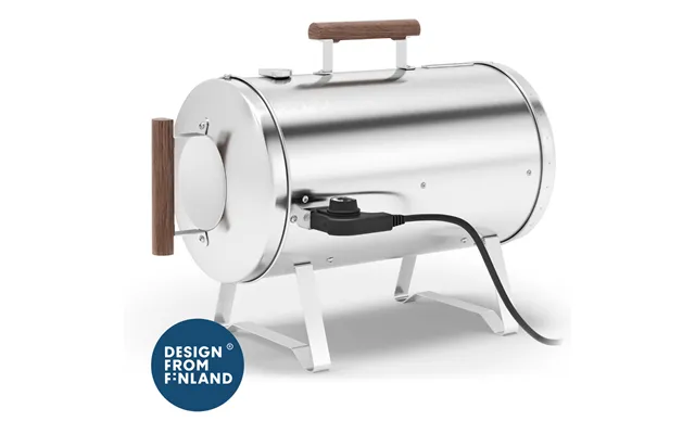 Muurikka Elektrisk Rygeovn Pro I Rustfrit Stål 1200w Dobbelt Rist & Termostat 80220 C