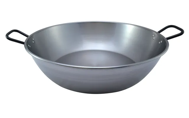 Muurikka Wok I Koldvalset Stål Med Flad Bund Ø60 Cm 33 Liter
