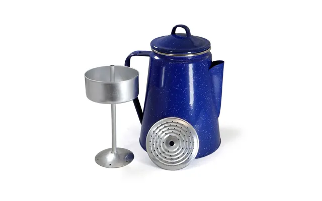 Outdoors Emalje Kaffekande Til Bål 1,8 Liter Blå