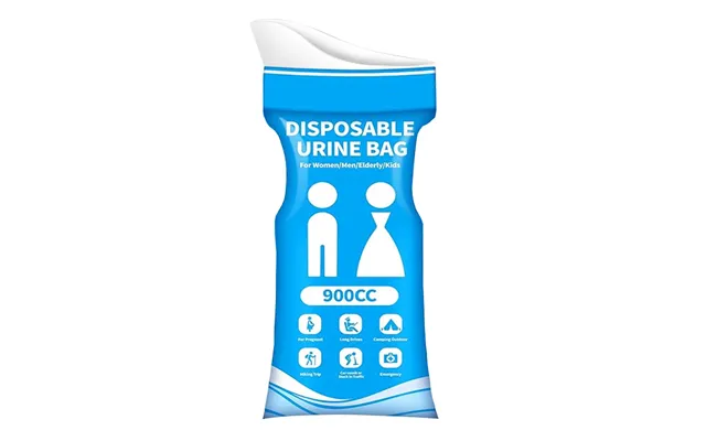 Tissepose & Nødtoilet Med Gel 900 Ml Unisex Til Bil - Camping & Tur