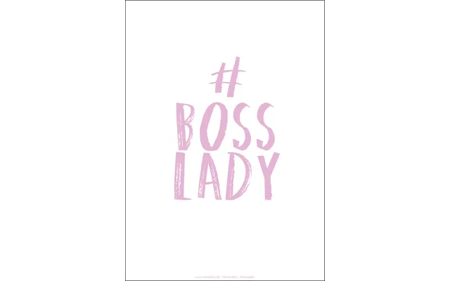 A3 Plakat - Boss Lady Pink