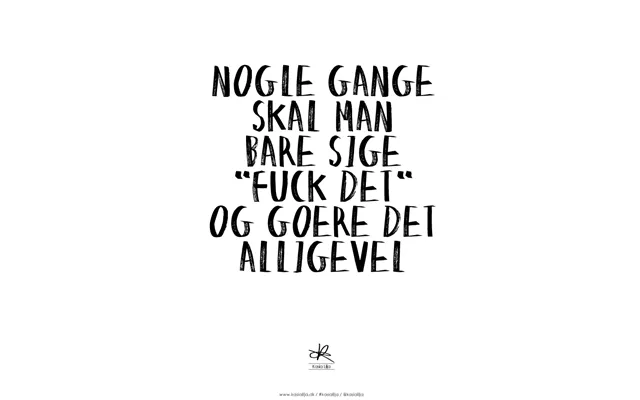 A3 Plakat - Fuck Det