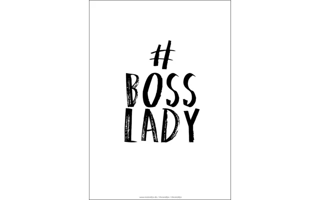 A5 Kort - Boss Lady Sort