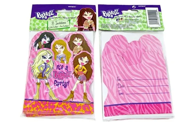Bratz - Party Invitations With Envelopes