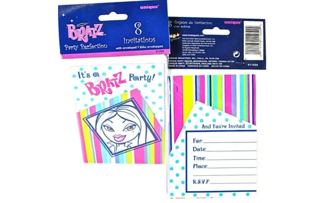 Bratz - Party Invitations2 With Envelopes