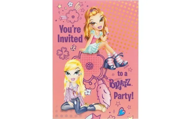 Bratz - Party Invitations5 With Envelopes
