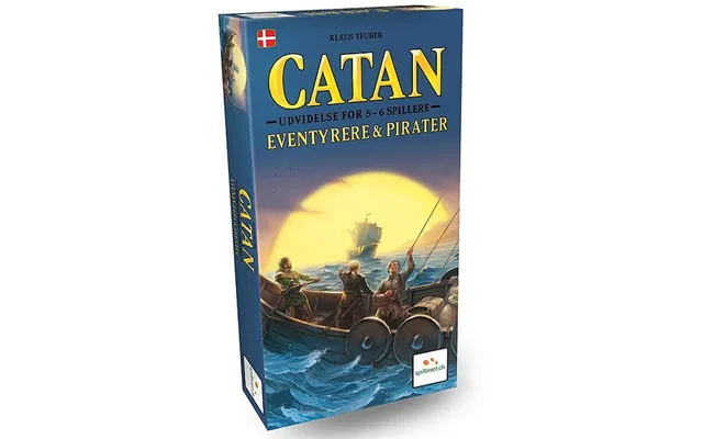 Catan Eventyrere & Pirater 5-6 Spillere Dansk 5th Edition 2015 - Opdateret 2017 Settlers