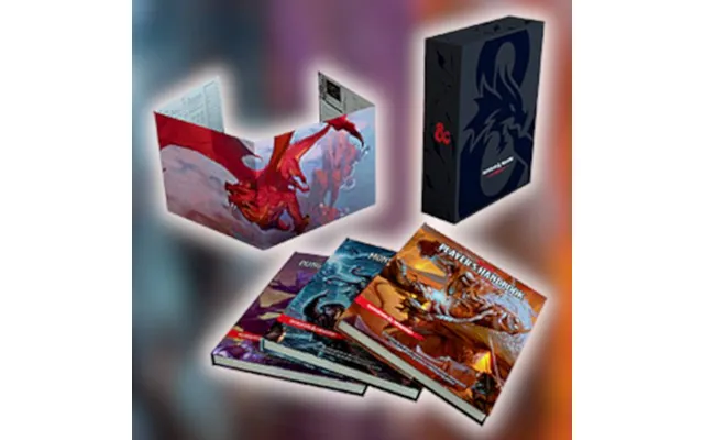 D&d 5.0 5e - Core Rules Gift Set Player's Handbook, Dungeon Master's Guide, Monster Manual & Dm Screen Standard Edition