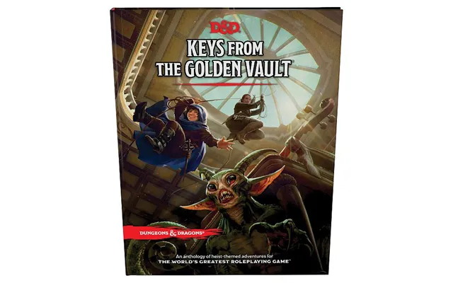 D&d 5.0 5e - Keys From The Golden Vault Standard Edition Cover Adventure Anthology