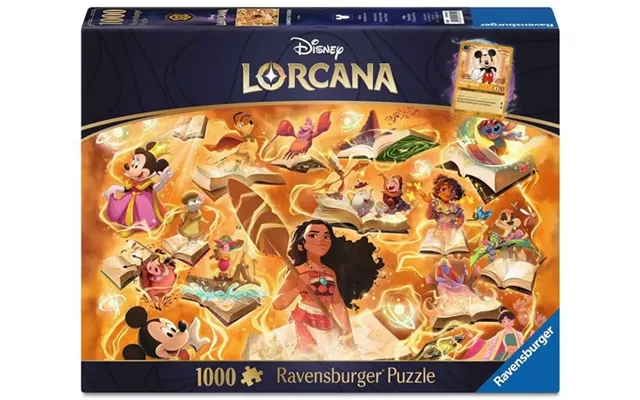 Disney Lorcana Glimmers Of The Realm Amber - Jigsaw Puzzle 1000 Pieces