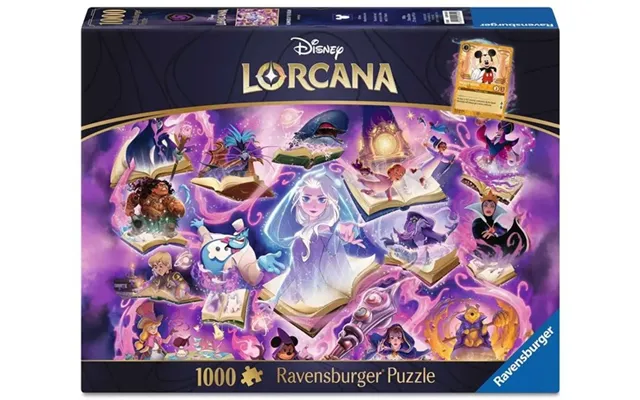 Disney Lorcana Glimmers Of The Realm Amethyst - Jigsaw Puzzle 1000 Pieces