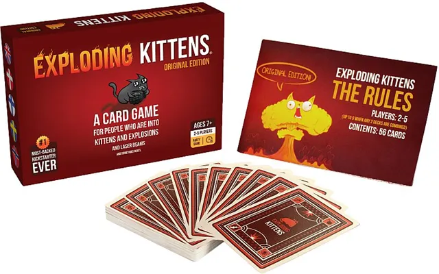 Exploding Kittens Dansk - Original Edition Grundspil