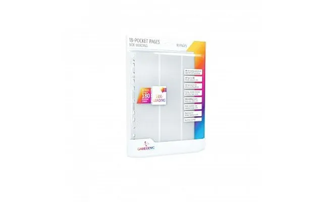 Gamegenic - Sideloading 18-pocket Pages 10 Mappelommer White Hvid