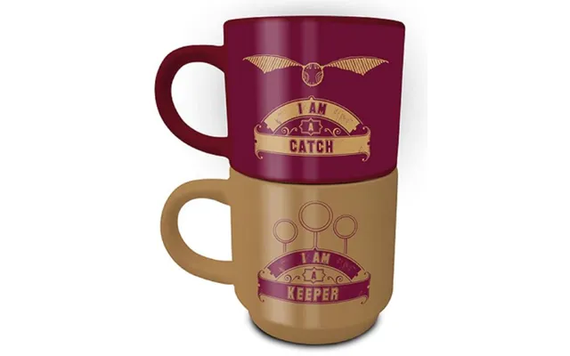 Harry Potter Quidditch Catch And Keeper - Stacking Mug Set