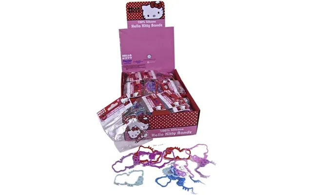 Hello Kitty - Elastic Silicone Character Loom Bandz 12 Bracelet