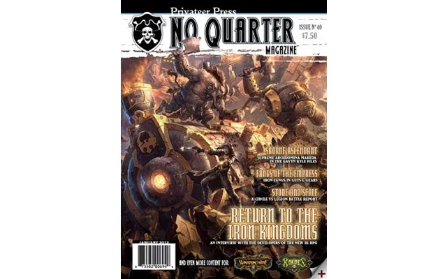 No Quarter Magazine Nr. 40 - Warmachine Hordes Privateer Press Pip-nq40 *crazy *