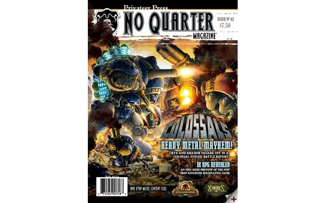 No Quarter Magazine Nr. 42 - Warmachine Hordes Privateer Press Pip-nq42 *crazy *