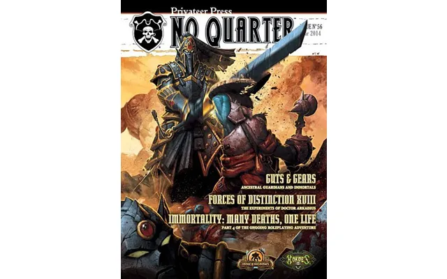 No Quarter Magazine Nr. 56 - Warmachine Hordes Privateer Press September 2014 Pip-nq56 *crazy *
